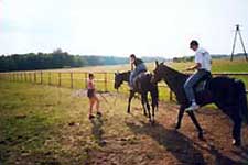 Horseriding at Kaminsko